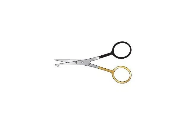 Artery Scissors Small 100mm Tungsten Carbide Supercut Sharp/Probe Surgical Instrument