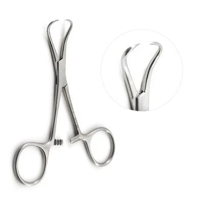 Backhaus Towel Clamp Tissue for Surgical Drapes and Tissue Grasping