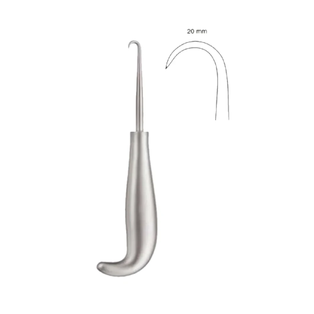 Bone Hook 18cm 10mm Wide Orthopedic Surgical Instrument