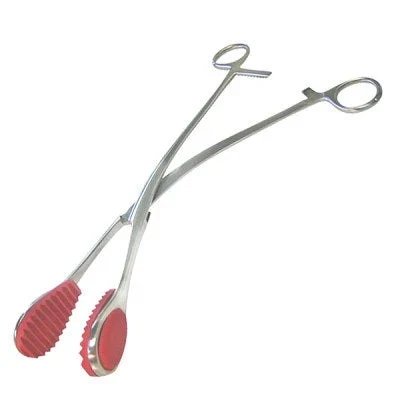 Caesarian Forceps 12" Curved for Veterinary Surgical Use