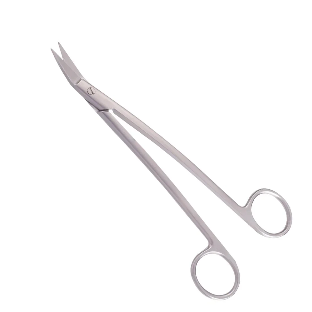 Dean Scissors for 6.6in Angled Oral and ENT Tissue Cutting