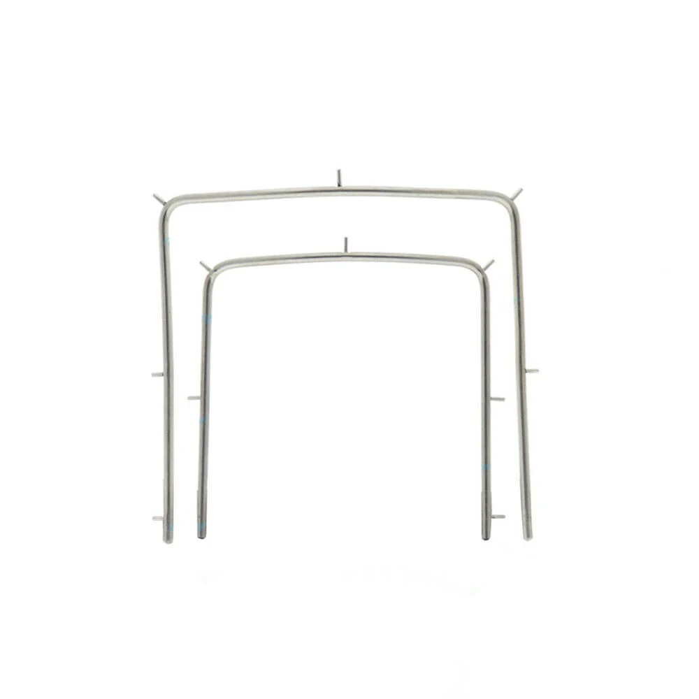 Dental Rubber Dam Kit for Endodontic Isolation with 12 Clamps and Frames