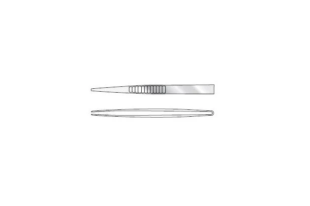 Dissecting Forceps 19cm (7.5") Turn Over End Serrated Surgical Forceps