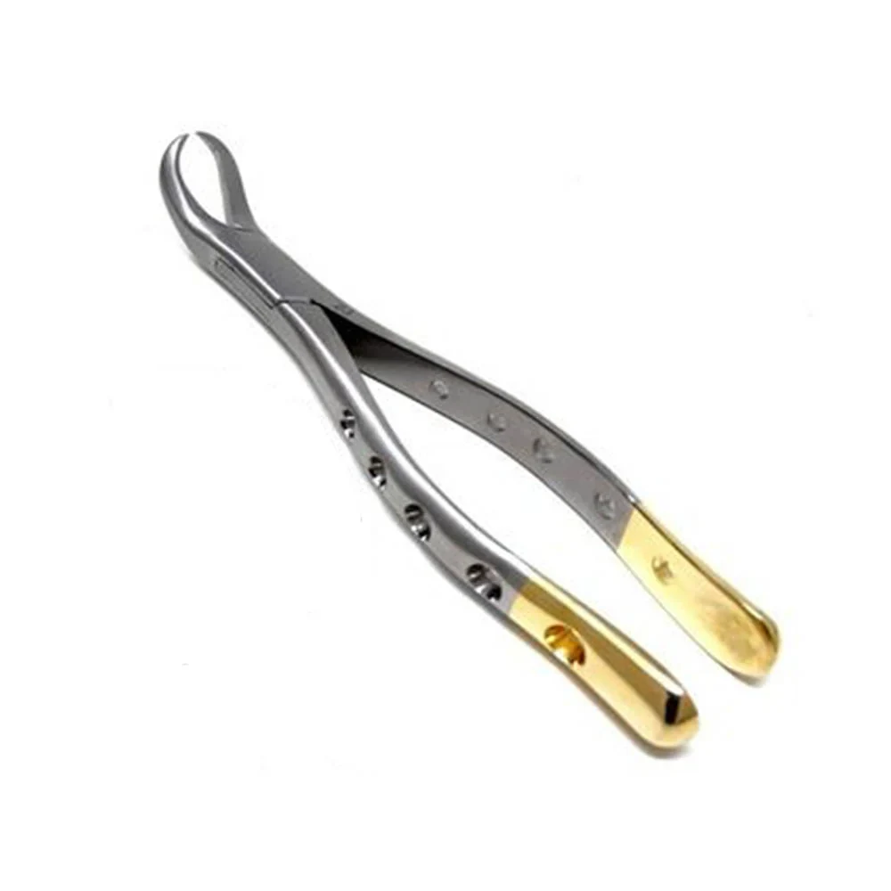 Extracting Forceps Gold Handle 125mm for Anterior Exodontia