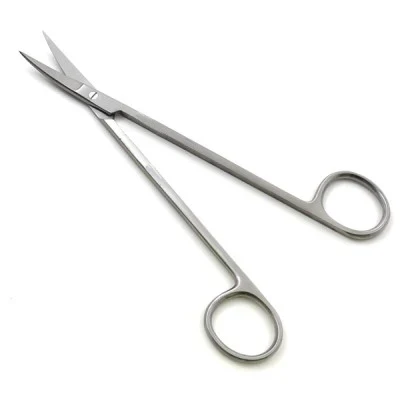 Kelly Dental Gum Scissors with 6 1/4in Curved or Straight Gingival Blades