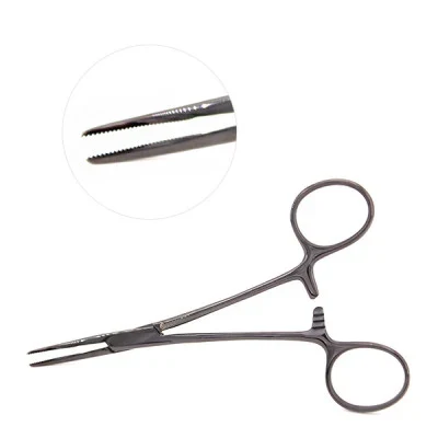 Kelly Hemostatic Forceps Curved 5.5" Color Coated