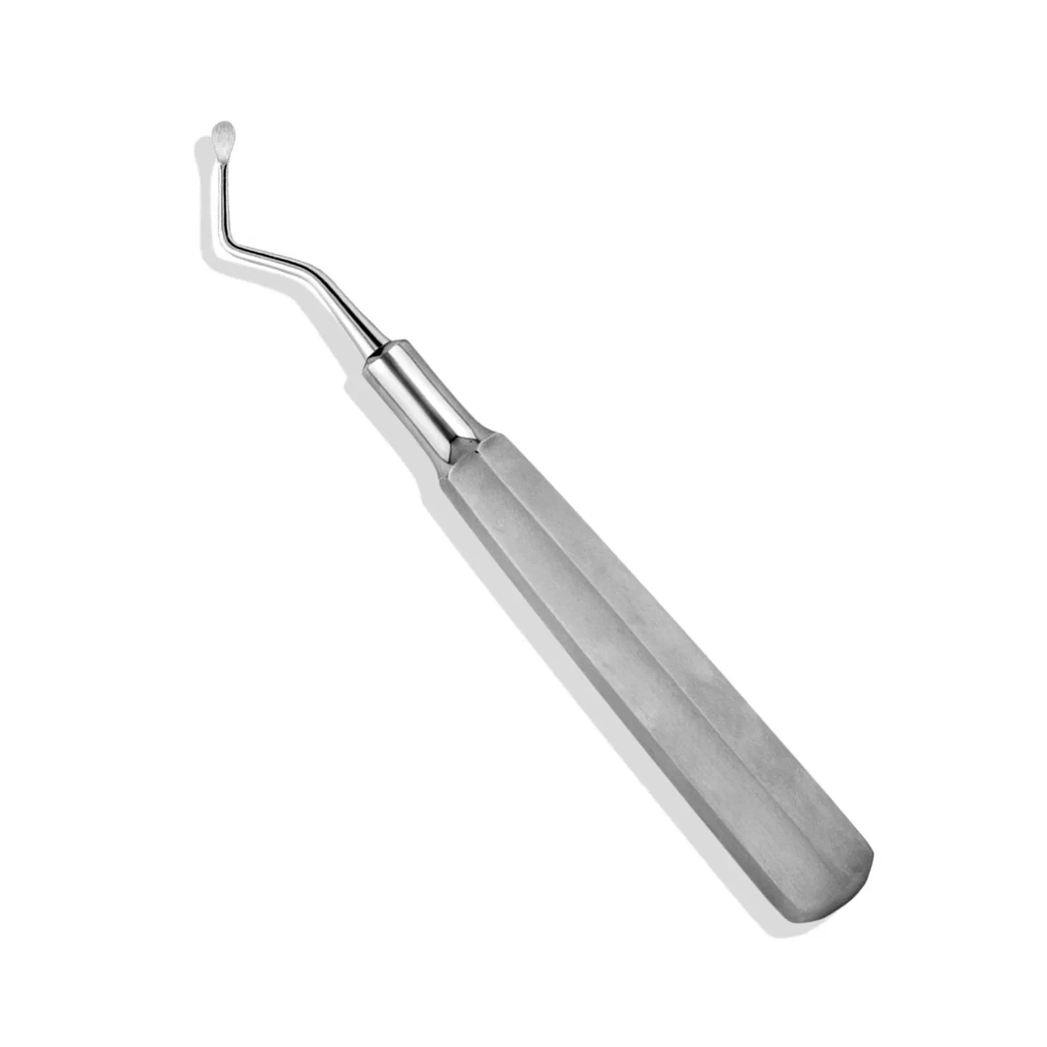 Molt Bone Curette with 2.9mm Angled Spoon Tip for Alveolar Socket Curettage