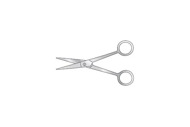 Post Mortem Dissecting Scissors 5" (127mm) Sharp/Sharp Surgical Instrument