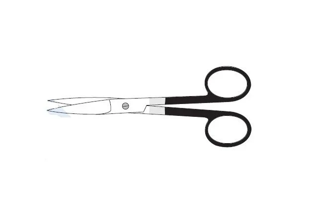 Post Mortem Dressing Scissors 5" (127mm) Sharp/Probe Surgical Instrument