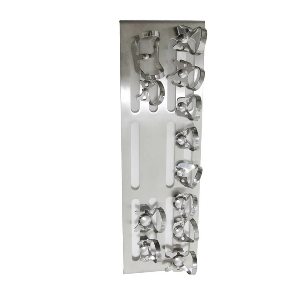 Rubber Dam Clamps with Holder for Dental Isolation Procedures