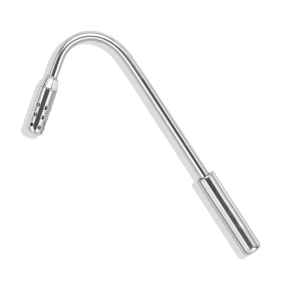 Saliva Ejector Stainless Steel for 4mm x 18cm Dental Fluid Evacuation