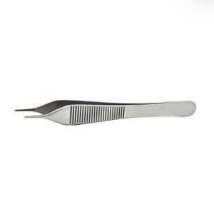 Adson Dressing Forceps Serrated Stainless Steel Thumb Forceps image 2