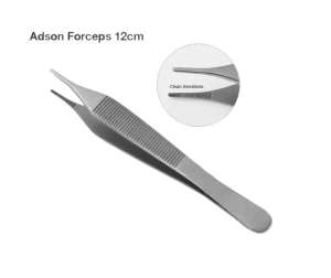 Adson Forceps 12cm Straight Pattern image 3