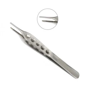 Adson Tissue Forcep 1.5mm 4 3/4" Debakey Fenestrated Handle