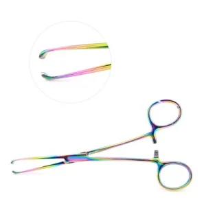 Allis Tissue Forceps Color Coated for Delicate Tissue Handling image 2