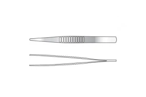 Block End Dissecting Forceps Straight Serrated Surgical Forceps