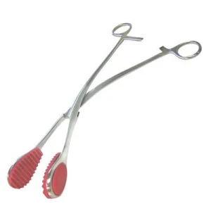 Caesarian Forceps 12" Curved for Veterinary Surgical Use