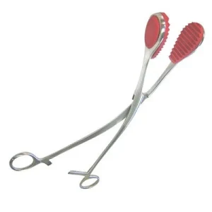 Caesarian Forceps 12" Curved for Veterinary Surgical Use image 2