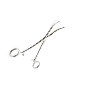 Carmalt Forceps 6 1/4" Curved with Serrated Jaws image 2