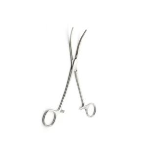 Carmalt Forceps 6 1/4" Curved with Serrated Jaws image 3