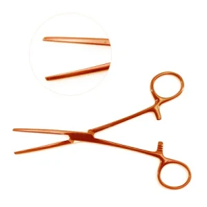 Carmalt Forceps 8" Color Coated with Longitudinal Serrations image 3