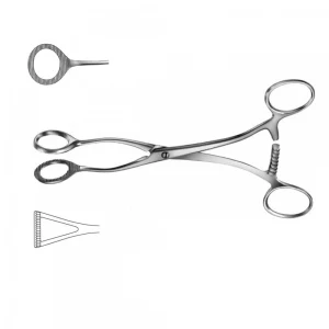 Collins Tissue Seizing Forceps 15cm image 3