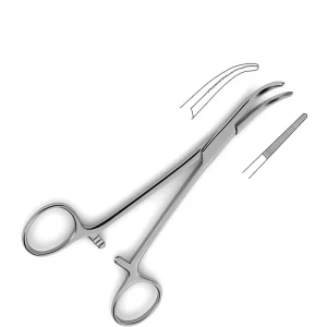 Dandy Scalp Forceps Curved to side image 2