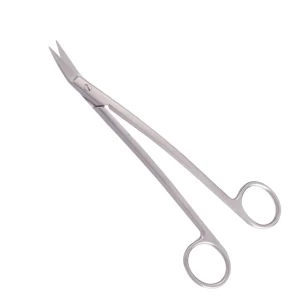 Dean Scissors for 6.6in Angled Oral and ENT Tissue Cutting