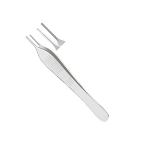 Debakey Adson Tissue Forceps 4 3/4" 1.5mm Tips image 2