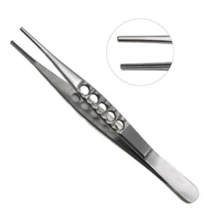 Debakey Forceps 4 1/2" Fenestrated Handle Atraumatic Tissue Forceps image 3