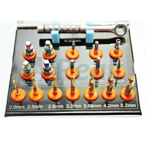 Dental Basic Tools Ratchet Hex Drivers Parallel Pins Kit image 2