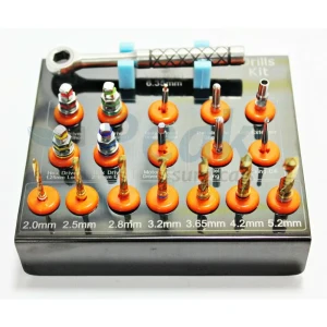 Dental Basic Tools Ratchet Hex Drivers Parallel Pins Kit image 3