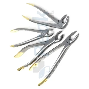 Dental Extracting Forceps 4Pcs Instrument for Exodontia Tray Setup image 2