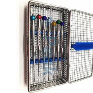 Dental Luxating Root Elevator Instruments with Case for Retained Root Access image 2