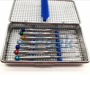 Dental Luxating Root Elevator Instruments with Case for Retained Root Access image 3