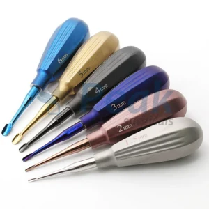 Dental Luxating Winged Elevator Set for 1.5mm to 6mm Atraumatic Extraction image 2