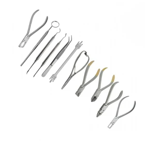 Dental Orthodontic Kit 11 Pcs Professional Orthodontic Instrument Set image 2