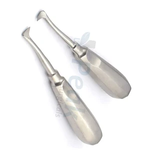 Dental Root Elevator Set for Curved Apical Root Elevation in Surgical Exodontia image 2