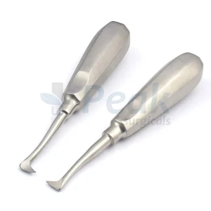 Dental Root Elevator Set for Curved Apical Root Elevation in Surgical Exodontia image 3