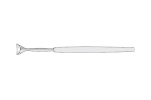 Desmarres Eyelid Retractor 14cm Single Blade 12.7mm Ophthalmic Instrument