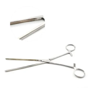 Doyen Intestinal Forceps Curved 9 Inch with Diagonal Serrations image 2