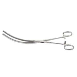 Doyen Intestinal Forceps Curved 9 Inch with Diagonal Serrations image 3