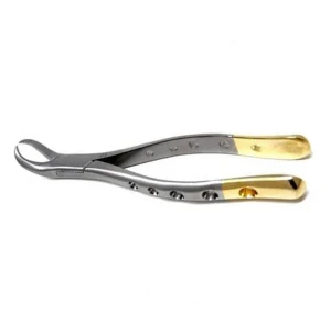 Extracting Forceps Gold Handle 125mm for Anterior Exodontia image 2