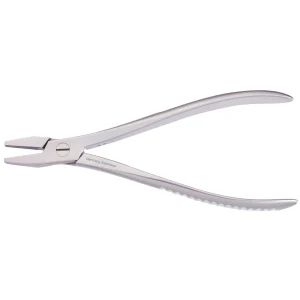Flat Nose K Wire Pliers with 3mm Plain and Side-Grooved Tips