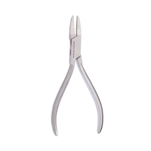 Flat Nose Pliers with Serrated Flat Jaws for Orthopedic Wire Handling image 2