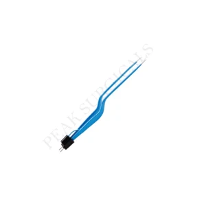 Gerald Bayonet Irrigation Bipolar Forceps with 7.5 in irrigating tips for deep-field bipolar image 2