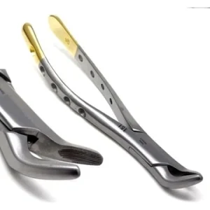 Gold Extracting Forceps Instrument for 2.8mm Serrated Dental Extraction image 3