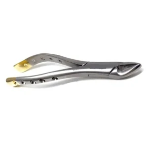 Gold Handle Root Tip Forceps for 125mm Retained Root Delivery image 2