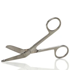Gun Metal Coated Bandage Scissors for Safe Dressing Removal image 2
