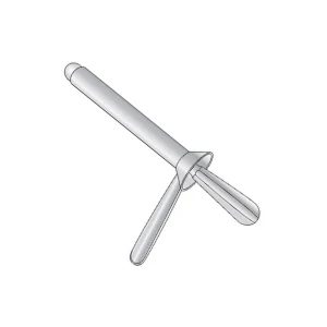 Kelly Proctoscope with 5.5mm Lumen and Obturator for Anorectal Examination